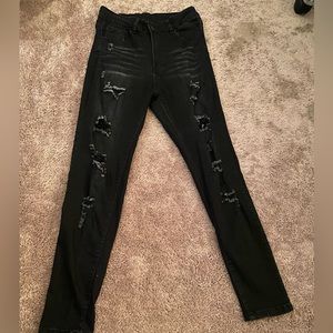 Black Ripped Jeans